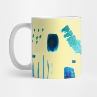 Modern abstract pattern watercolor Mug